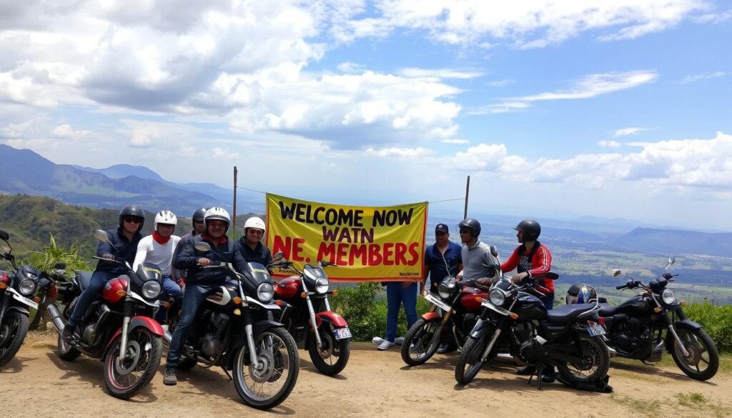 הצטרפות למועדוני אופנועים