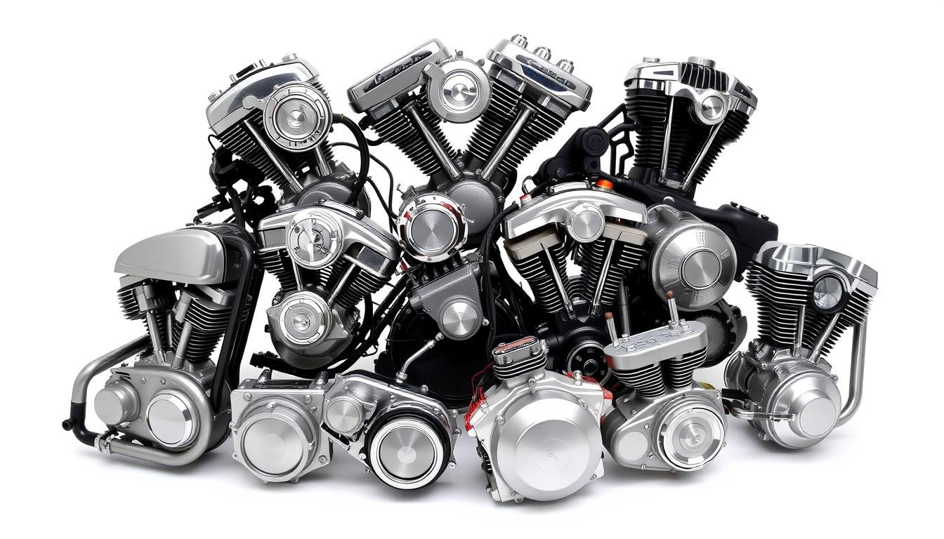 מנועי אופנוע שונים